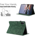 For Xiaomi Redmi Pad 2 11 Case Card Holder Stand Butterfly Floral Imprinted Leather Tablet Cover