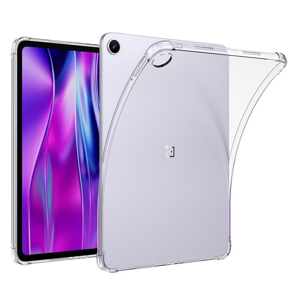 For OnePlus Pad Air5 / Pad Go 2 Case Four Corner Shockproof Clear Tablet TPU Cover