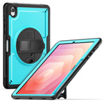 Til Samsung Galaxy Tab S10 Lite Cover Støtteben PC + TPE Tablet Cover med Håndrem