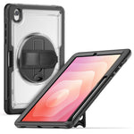 Til Samsung Galaxy Tab S10 Lite Cover Støtteben PC + TPE Tablet Cover med Håndrem