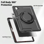 Til Samsung Galaxy Tab S10 Lite Cover Roterende Kickstand PC + TPU Stødsikkert Tablet Cover
