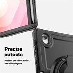 Til Samsung Galaxy Tab S10 Lite Cover Roterende Kickstand PC + TPU Stødsikkert Tablet Cover