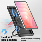 Til Samsung Galaxy Tab S10 Lite Cover Roterende Kickstand PC + TPU Stødsikkert Tablet Cover