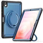 For Samsung Galaxy Tab S11 Case Rotating Kickstand PC + TPU Shockproof Tablet Cover