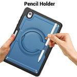 For Samsung Galaxy Tab S11 Case Rotating Kickstand PC + TPU Shockproof Tablet Cover