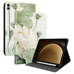 PU Leather Case For Samsung Galaxy Tab S10+ / Tab S9 FE+ Pattern Print Tablet Cover Stand with Pen Slot (Stylus Not Included)