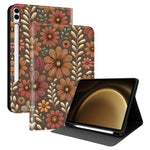PU Leather Case For Samsung Galaxy Tab S10+ / Tab S9 FE+ Pattern Print Tablet Cover Stand with Pen Slot (Stylus Not Included)