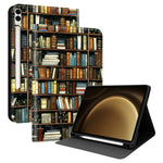 PU Leather Case For Samsung Galaxy Tab S10+ / Tab S9 FE+ Pattern Print Tablet Cover Stand with Pen Slot (Stylus Not Included)
