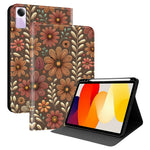 For Xiaomi Redmi Pad SE PU Leather Case Pattern Print Tablet Cover Stand with Pen Slot (Stylus Not Included)