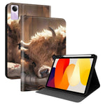 For Xiaomi Redmi Pad SE PU Leather Case Pattern Print Tablet Cover Stand with Pen Slot (Stylus Not Included)