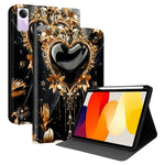 For Xiaomi Redmi Pad SE PU Leather Case Pattern Print Tablet Cover Stand with Pen Slot (Stylus Not Included)