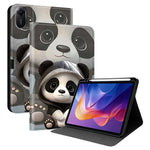 For Xiaomi Redmi Pad 2 11 PU Leather Case Pattern Print Tablet Cover Stand with Pen Slot (Stylus Not Included)