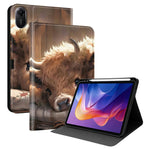 For Xiaomi Redmi Pad 2 11 PU Leather Case Pattern Print Tablet Cover Stand with Pen Slot (Stylus Not Included)