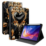 For Xiaomi Redmi Pad 2 11 PU Leather Case Pattern Print Tablet Cover Stand with Pen Slot (Stylus Not Included)