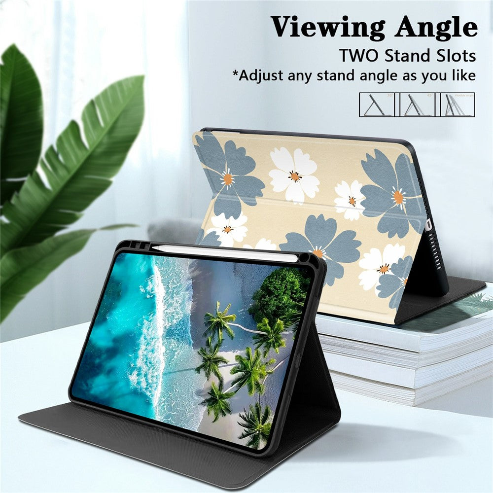 PU Leather Case For Xiaomi Poco Pad X1 / Pad 8 Pro / Pad 8 / Pad 7 Pro / Pad 7 Pattern Print Tablet Cover Stand with Pen Slot (Stylus Not Included)