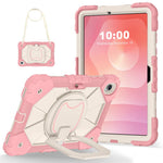Tablet Case For Samsung Galaxy Tab S11 Silicone + PC Hand Grip Kickstand Cover with Shoulder Strap