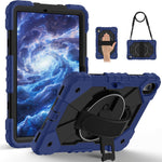 Tablet Case For Samsung Galaxy Tab S11 Silicone + PC Kickstand Cover with Handy Strap