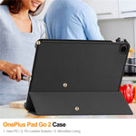 For OnePlus Pad Air5 / Pad Go 2 / Oppo Pad 5 Matte Display Case Anti-Drop Leather Stand Tablet Cover