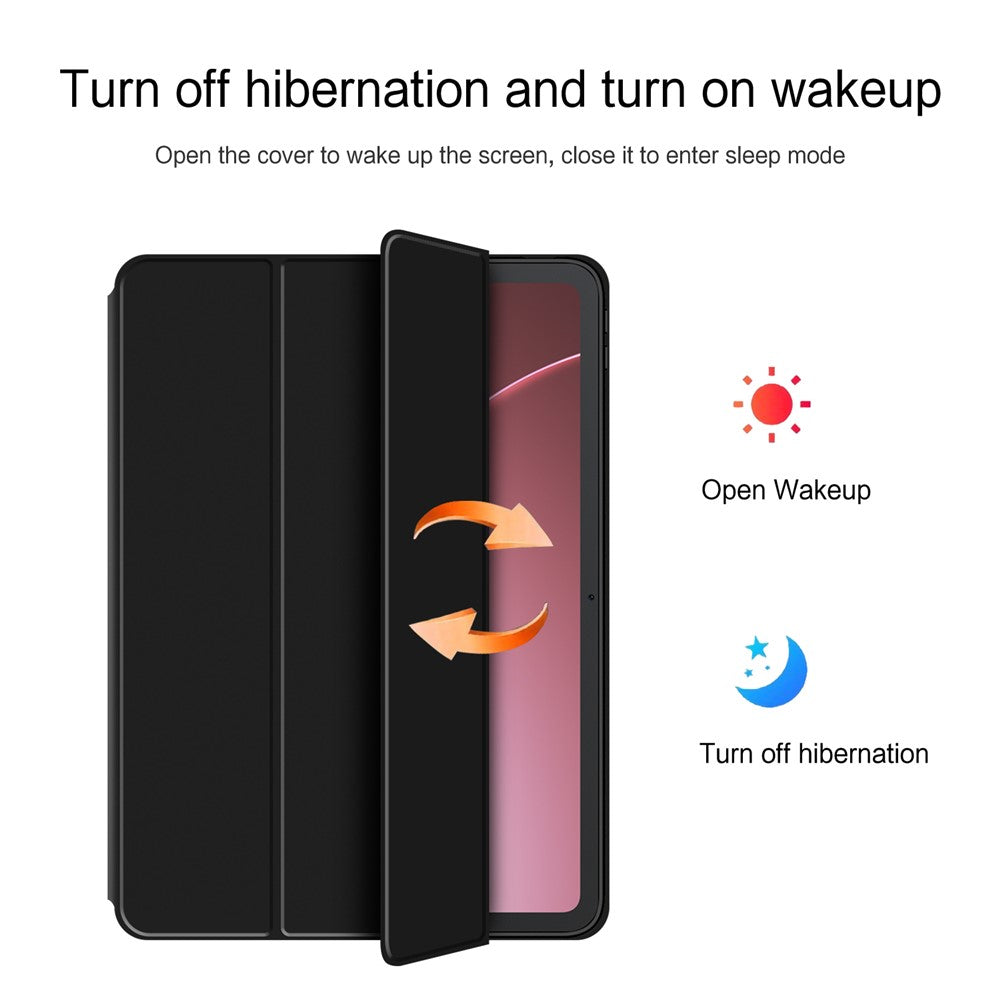 For Oppo Pad Air5 Case PU Leather TPU Back Trifold Stand Tablet Cover