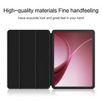 For Oppo Pad Air5 Case PU Leather TPU Back Trifold Stand Tablet Cover