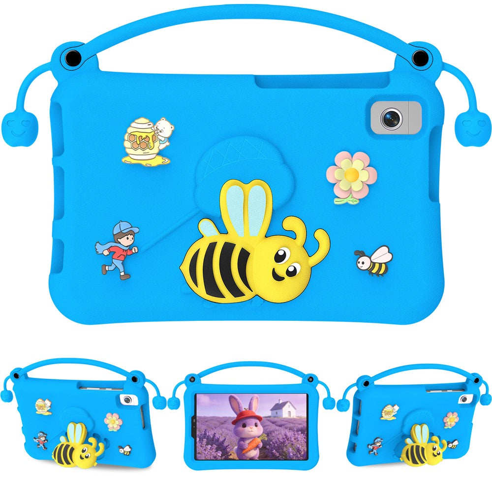 EVA Case For Samsung Galaxy Tab A11  /  A9  /  A7 Lite 8.7-inch  /  A 8.0 (2019)  /  Lenovo Tab K9 Bee Style Kickstand Tablet Cover with Carry Handle