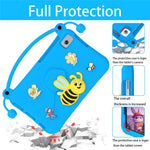 EVA Case For Samsung Galaxy Tab A11  /  A9  /  A7 Lite 8.7-inch  /  A 8.0 (2019)  /  Lenovo Tab K9 Bee Style Kickstand Tablet Cover with Carry Handle