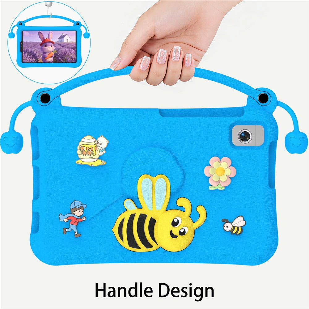 EVA Case For Samsung Galaxy Tab A11  /  A9  /  A7 Lite 8.7-inch  /  A 8.0 (2019)  /  Lenovo Tab K9 Bee Style Kickstand Tablet Cover with Carry Handle
