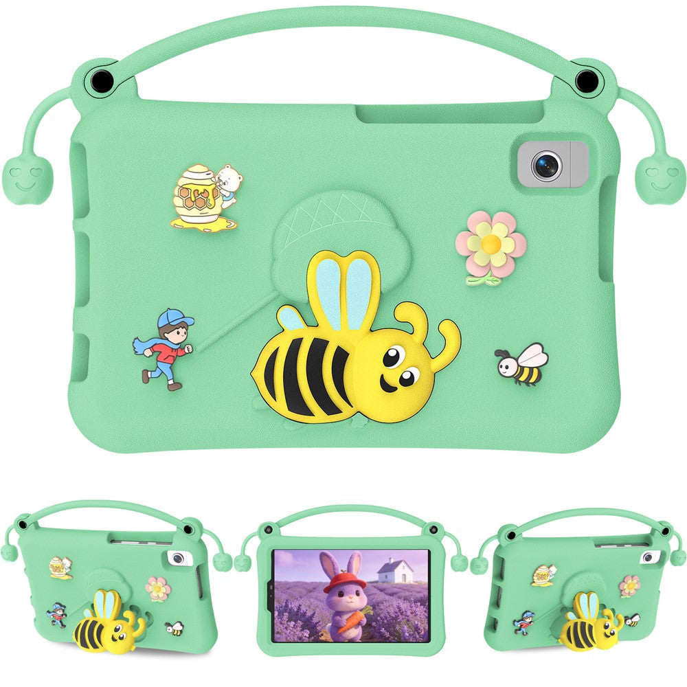 EVA Case For Samsung Galaxy Tab A11  /  A9  /  A7 Lite 8.7-inch  /  A 8.0 (2019)  /  Lenovo Tab K9 Bee Style Kickstand Tablet Cover with Carry Handle