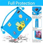 EVA Case For Samsung Galaxy Tab S6 Lite (2024) / (2022) / (2020) / S6 / S5e SM-T720 / A7 10.4 (2022) / (2020) / Lenovo Tab M10 Plus / K10 Bee Style Kickstand Tablet Cover with Carry Handle