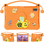 EVA Case For Samsung Galaxy Tab S6 Lite (2024) / (2022) / (2020) / S6 / S5e SM-T720 / A7 10.4 (2022) / (2020) / Lenovo Tab M10 Plus / K10 Bee Style Kickstand Tablet Cover with Carry Handle