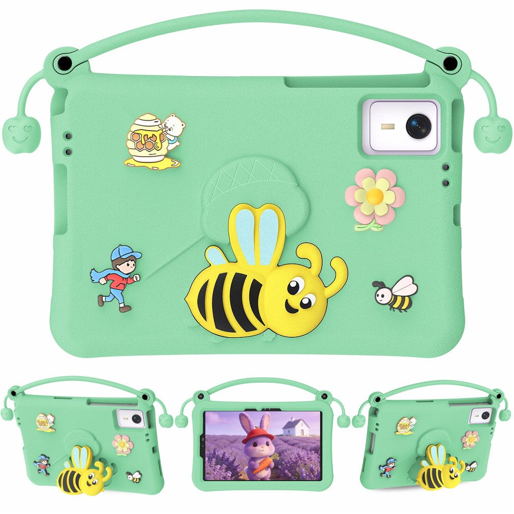 EVA Case For Lenovo Idea Tab  /  Tab M11  /  Huawei MatePad SE 11  /  Xiaomi Redmi Pad 2 11  /  SE  /  Pad 6 Pro  /  6  /  5  /  Honor Tablet V7 Bee Style Kickstand Tablet Cover with Carry Handle