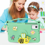 EVA Case For Lenovo Idea Tab  /  Tab M11  /  Huawei MatePad SE 11  /  Xiaomi Redmi Pad 2 11  /  SE  /  Pad 6 Pro  /  6  /  5  /  Honor Tablet V7 Bee Style Kickstand Tablet Cover with Carry Handle