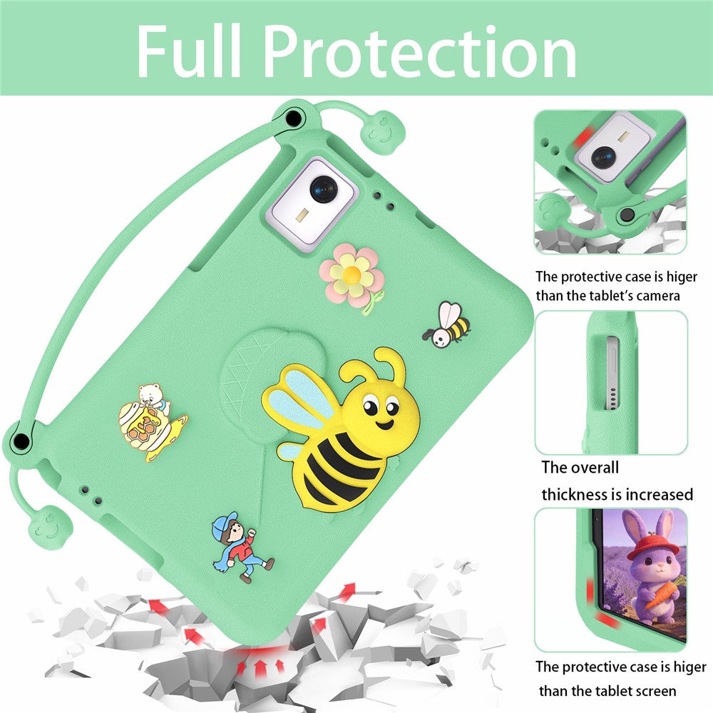 EVA Case For Lenovo Idea Tab  /  Tab M11  /  Huawei MatePad SE 11  /  Xiaomi Redmi Pad 2 11  /  SE  /  Pad 6 Pro  /  6  /  5  /  Honor Tablet V7 Bee Style Kickstand Tablet Cover with Carry Handle