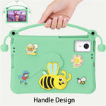 EVA-cover til Lenovo Idea Tab / Tab M11 / Huawei MatePad SE 11 / Xiaomi Redmi Pad 2 11 / SE / Pad 6 Pro / 6 / 5 / Honor Tablet V7 med bi-design, støtteben og bærehåndtag