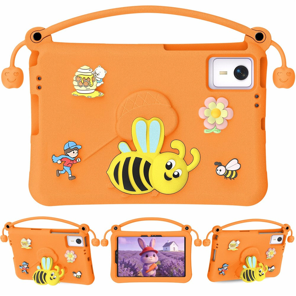 EVA Case For Lenovo Idea Tab  /  Tab M11  /  Huawei MatePad SE 11  /  Xiaomi Redmi Pad 2 11  /  SE  /  Pad 6 Pro  /  6  /  5  /  Honor Tablet V7 Bee Style Kickstand Tablet Cover with Carry Handle