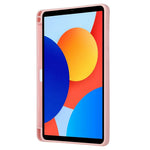 Fodral med stativ i PU + TPU för Xiaomi Redmi Pad SE 4G 8,7 tum, surfplatteskydd med handledsrem och pennfack