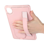 Fodral med stativ i PU + TPU för Xiaomi Redmi Pad SE 4G 8,7 tum, surfplatteskydd med handledsrem och pennfack