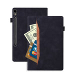 Tablet Case For Samsung Galaxy Tab S9  /  Tab S7  /  Tab S8 PU Leather Protective Folio Cover with Card Holder