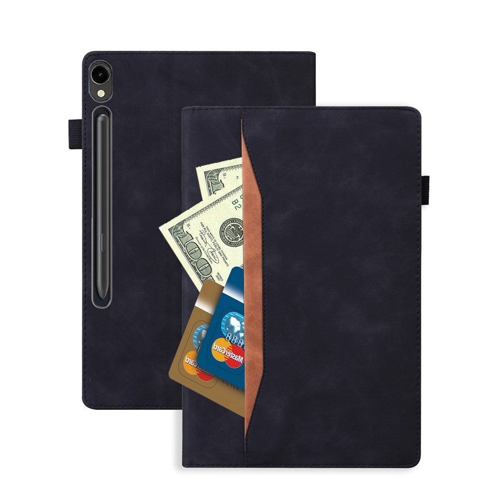 Tablet Case For Samsung Galaxy Tab S9  /  Tab S7  /  Tab S8 PU Leather Protective Folio Cover with Card Holder