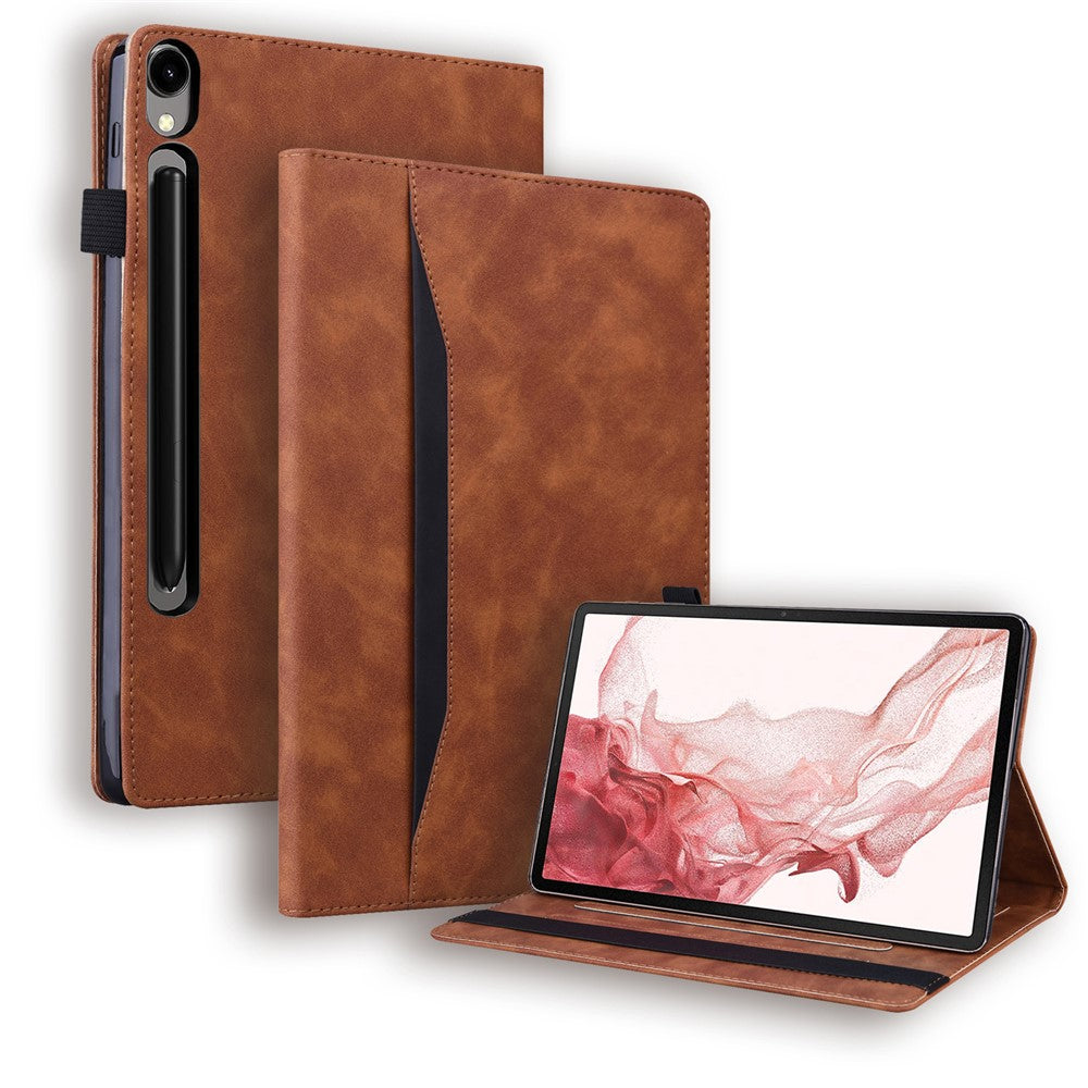 Tablet Case For Samsung Galaxy Tab S9  /  Tab S7  /  Tab S8 PU Leather Protective Folio Cover with Card Holder