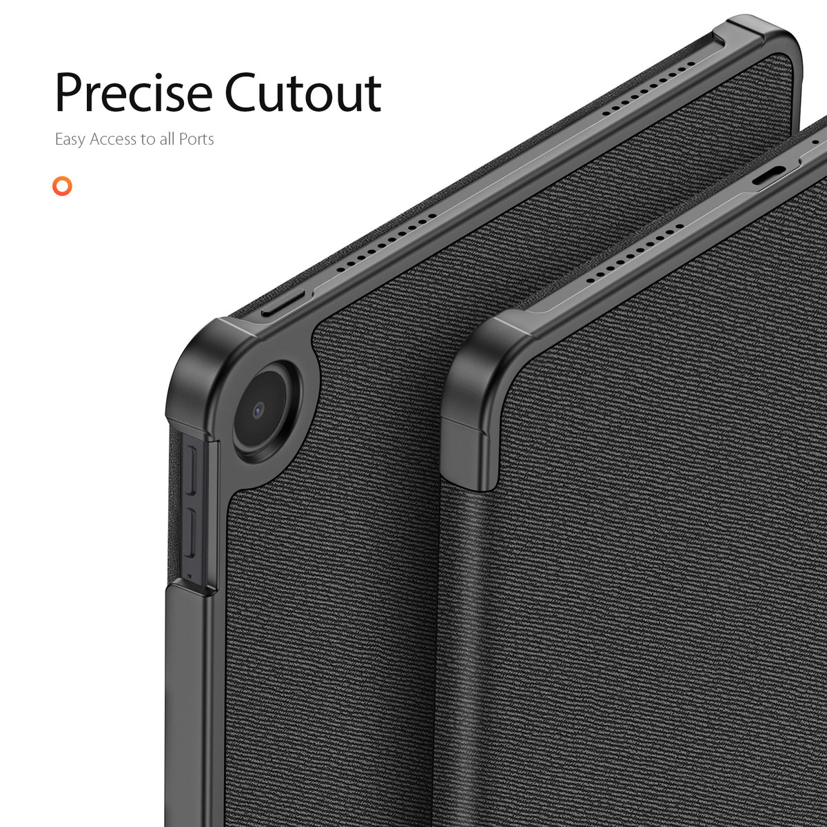 DUX DUCIS For OnePlus Pad Go 2 Case  Domo Series Tri-fold Stand PU Leather Tablet Cover