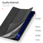 DUX DUCIS för OnePlus Pad Go 2 fodral Domo Series Tri-fold Stand PU Läder Tablettskydd