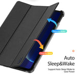 DUX DUCIS For OnePlus Pad Go 2 Case  Domo Series Tri-fold Stand PU Leather Tablet Cover