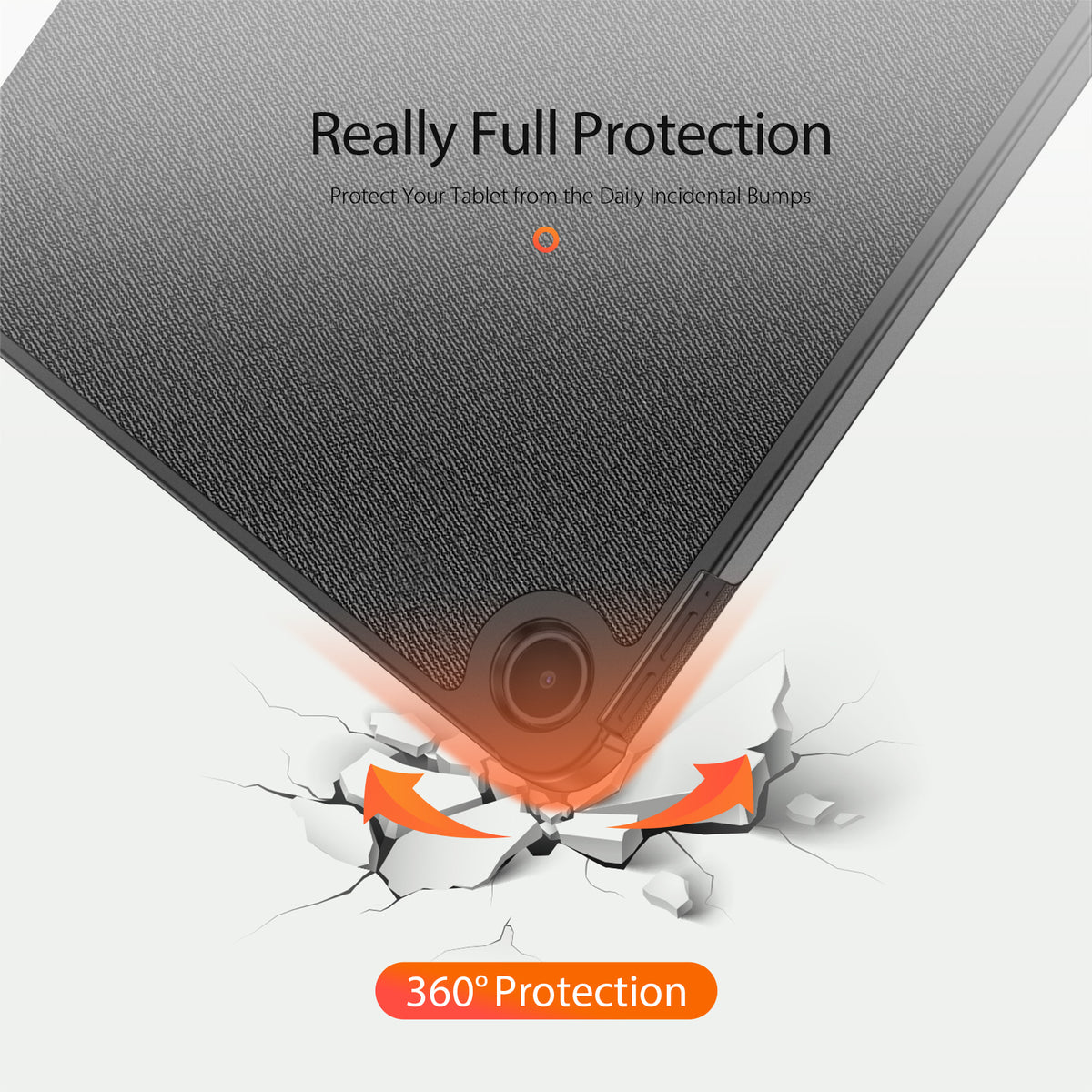 DUX DUCIS For OnePlus Pad Go 2 Case  Domo Series Tri-fold Stand PU Leather Tablet Cover