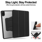 For Honor Pad X8b / Pad X8a Case 360 Degree Rotary Stand PU Leather + Acrylic Tablet Cover (Without Keyboard)