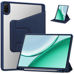 For Honor Pad X8b / Pad X8a Case 360 Degree Rotary Stand PU Leather + Acrylic Tablet Cover (Without Keyboard)