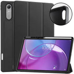 For Lenovo Idea Tab Pro Gen 2 Stand Case Shock-Absorbent Leather Tablet Cover with Pen Slot