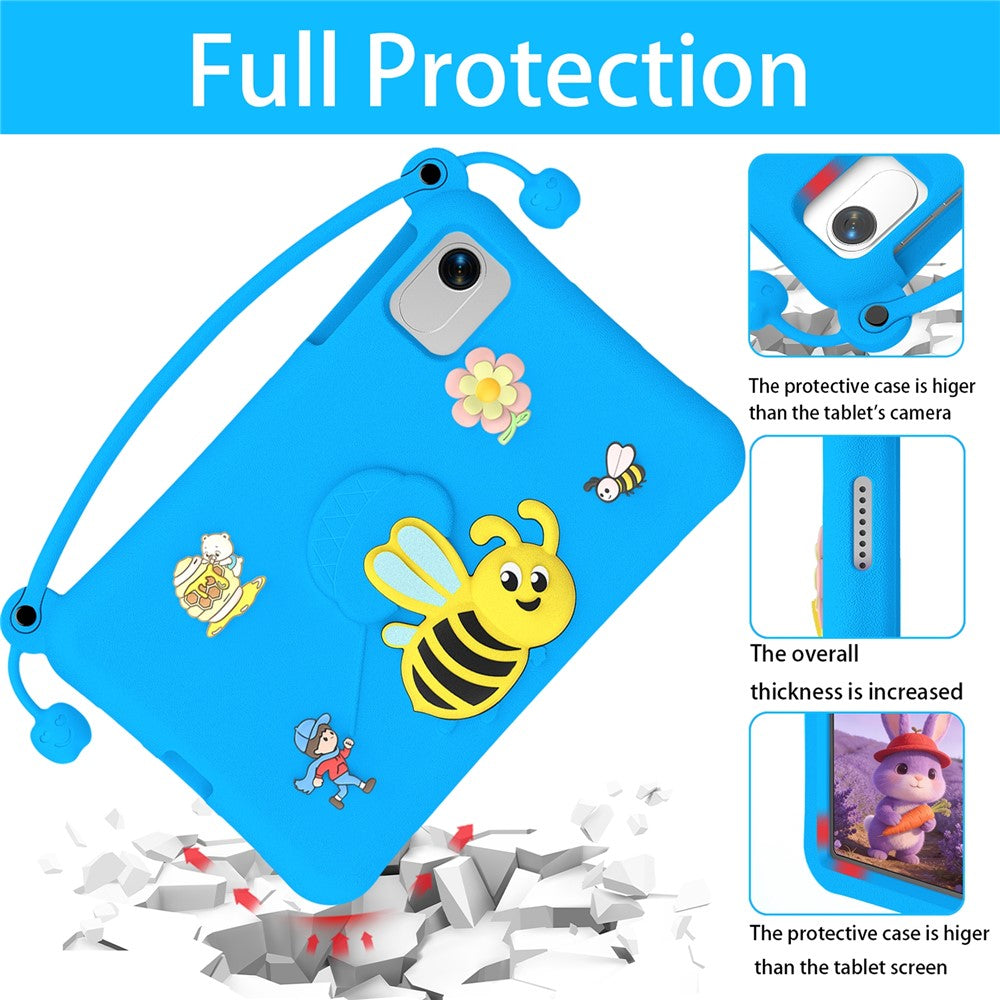 EVA Case for Honor Pad X9 Pro / Pad X8b / Pad X8a Bee Style Kickstand Tablet Cover with Carry Handle