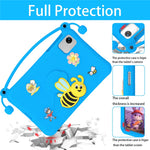EVA-etui til Honor Pad X9 Pro / Pad X8b / Pad X8a Biavl-stil Kickstand Tablet Cover med bærehåndtag