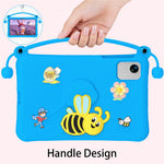 EVA Case for Honor Pad X9 Pro / Pad X8b / Pad X8a Bee Style Kickstand Tablet Cover with Carry Handle